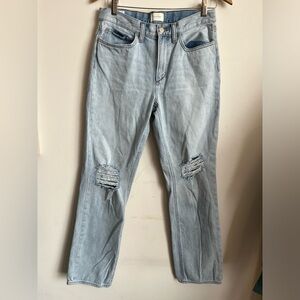 Favourite Daughter The Tommy Mid Rise Boyfriend 100 % Cotton Denim Jeans Size 27
